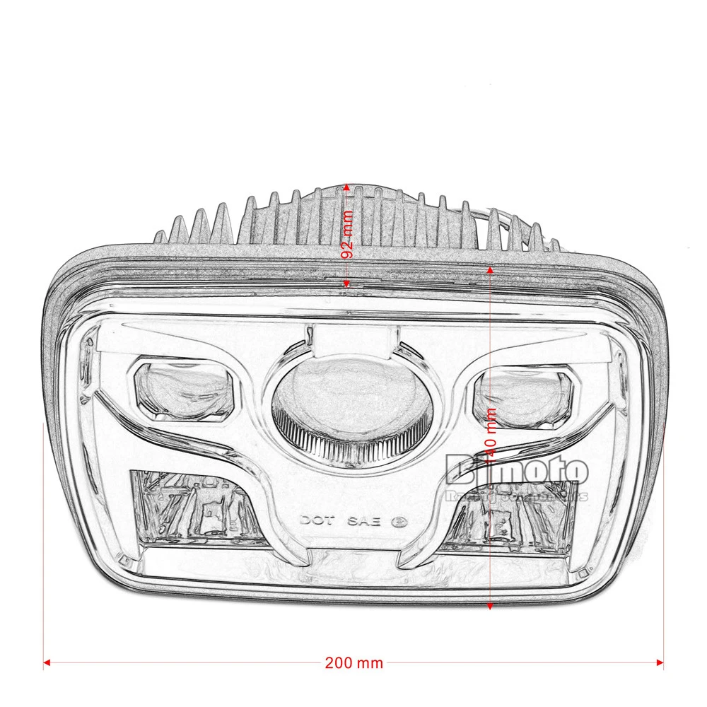 HL-041 * 2 день ходовые огни Прожекторы для Jeep Wrangler Jeep фар аксессуары IP68 светодио дный дальнего света Cay Стайлинг Авто 60 Вт