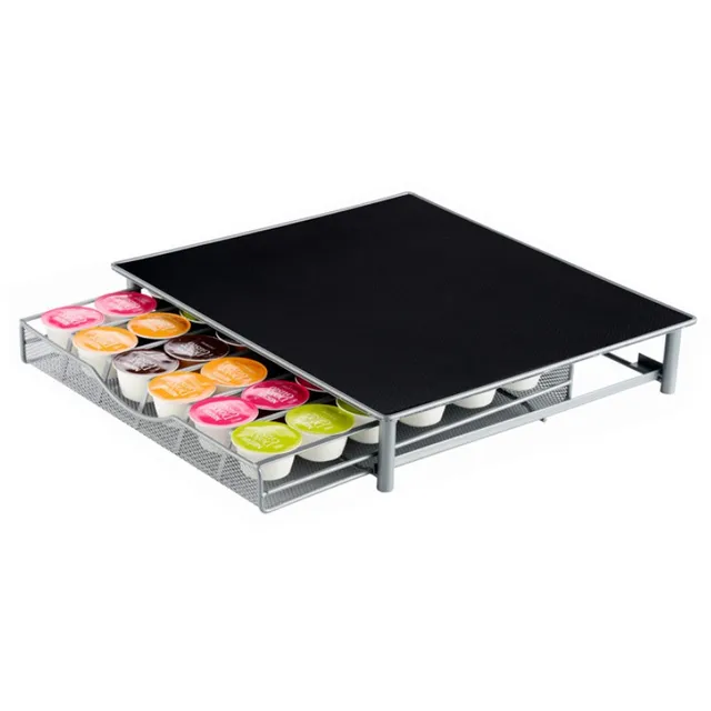 Best Price Coffee Pod Holder Storage Drawer Coffee Capsules Organizer for 36pcs Dolce Gusto Capsules