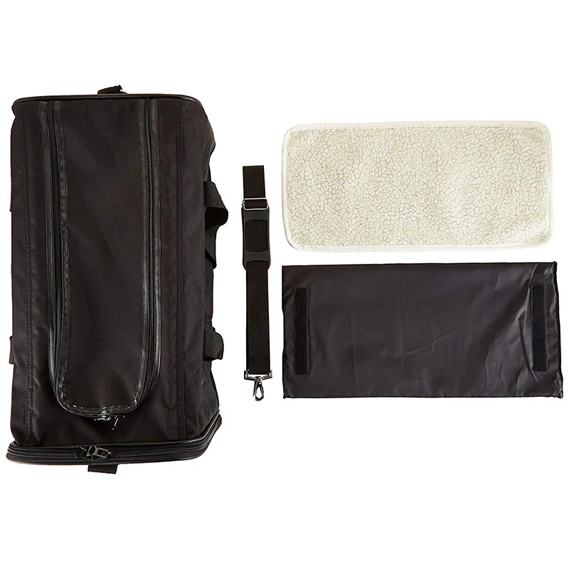 Переносная дорожная сумка для домашних животных дышащая мягкая Двусторонняя переноска для собак и кошек LXY9