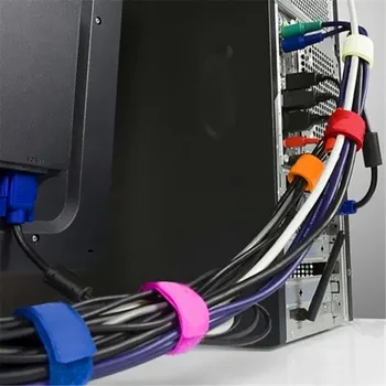 

10pcs cable ties strap power wire colorful nylon plastic tie strap for Lan cable power wire of computer and TV