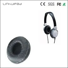 Linhuipad V150 1 pair MDR V250 headphone Leather Ear pads Cushions 70mm diameter for Sony MDR