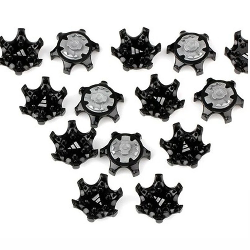 Golf Spikes Pins Turn Fast Twist Shoe Spikes Set Cleats Pins Golf Shoes Parts Black Run Travel Climb Shoes Accessories Hot