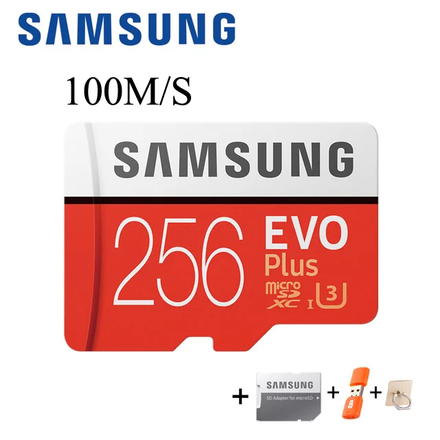 Карта памяти SAMSUNG 32 Гб 64 Гб 128 ГБ 512 ГБ C10 TF карта класс 10 EVO PLUS micro SD карта для планшета смартфона - Емкость: 256GB