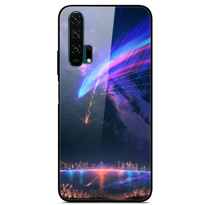 Premium Tempered Glass Hard Back Cover for Huawei Honor 20 Series
