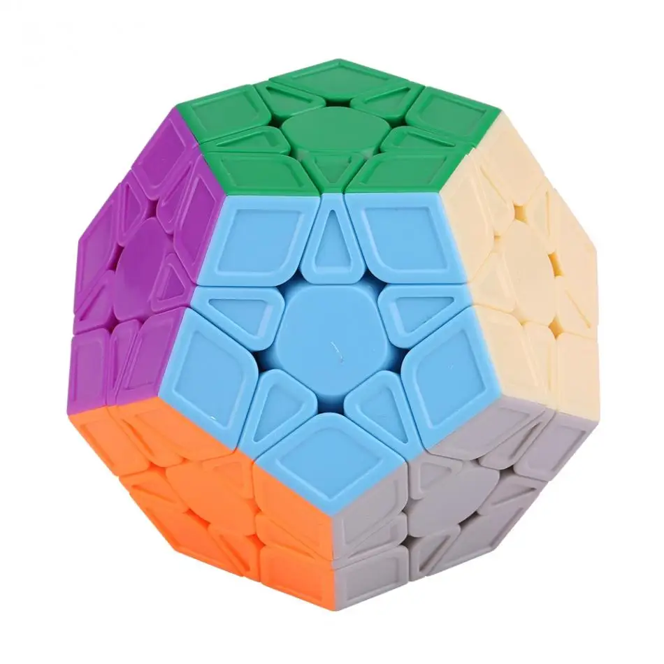 Необычные Красочные головоломки Скорость Cube12-sides Stickerless Cubo Magico профессиональная головоломка обучения игрушка для детей Подарки