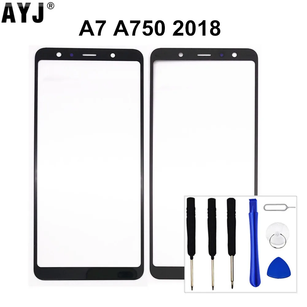 1 шт. AYJ Стекло экрана для Samsung Galaxy A7 2018 A750 A750F A750FN Замена ЖК-дисплея сенсорная
