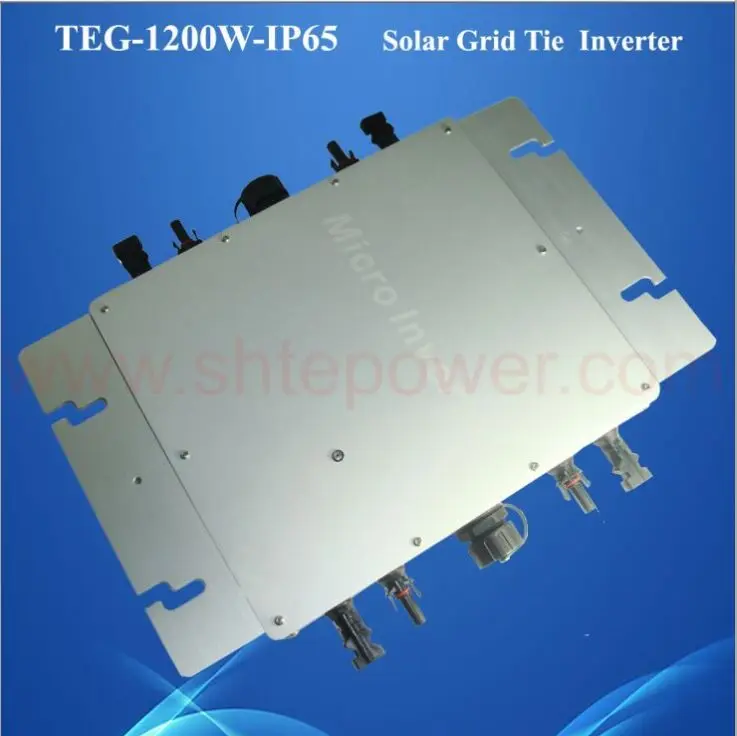 

Solar mppt tracking 1200w on grid tie solar panel micro inverter 48v IP65 waterproof TEG-1200W-IP65