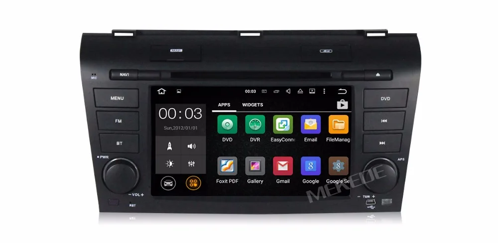 Best MEKEDE M518 7inch 2din Quad core pure android 7.1 car radio car gps dvd player for Mazda 3 2003-2009 support google playstore 11