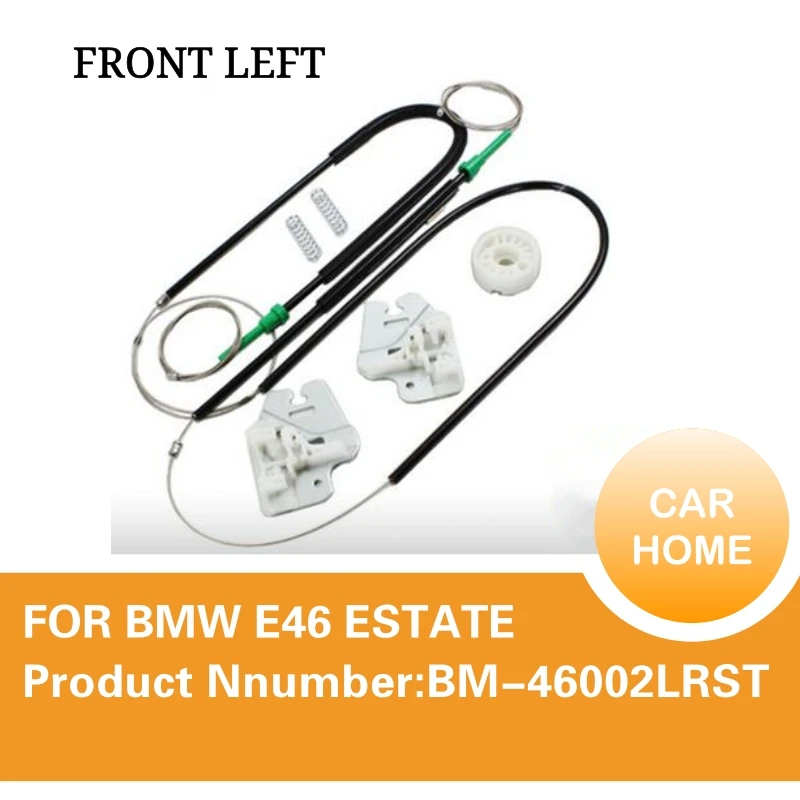 ISO9001 FOR BMW E46 ESTATE WINDOW REGULATOR REPAIR KIT with METAL