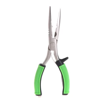 

Fishing Pliers Carbon Steel Anti Slip Stainless Handle Line Cutter Hook Remover