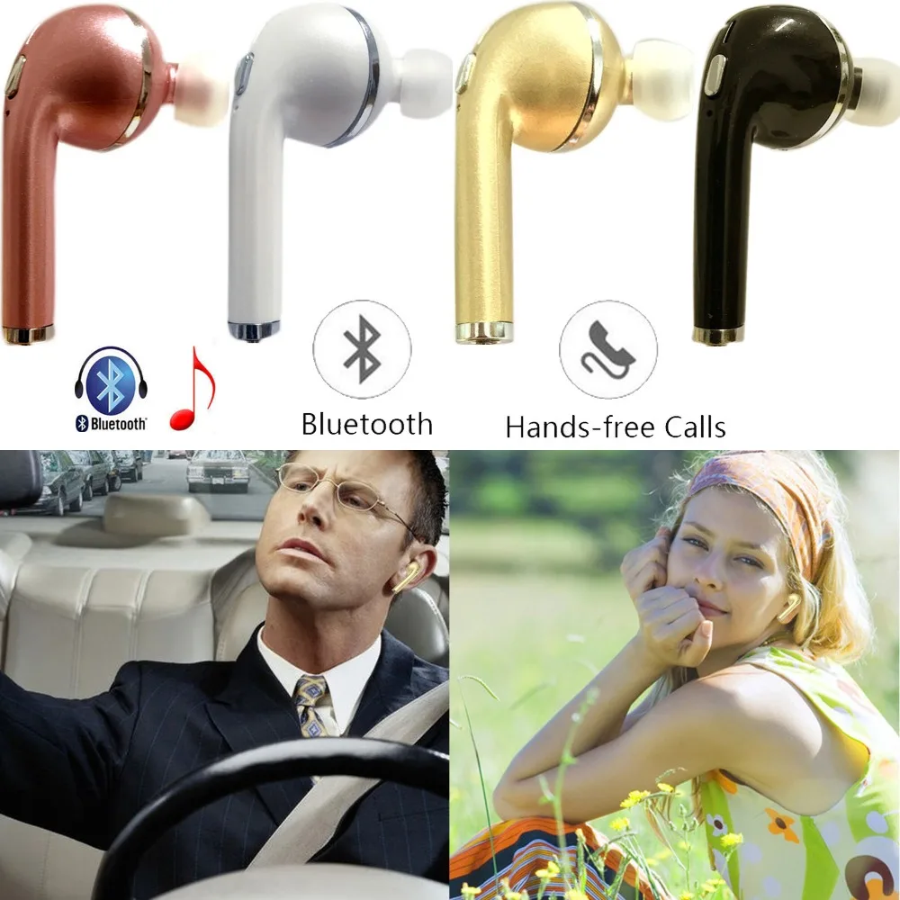 Bluetooth наушники беспроводная гарнитура с микрофоном для режима свободные руки