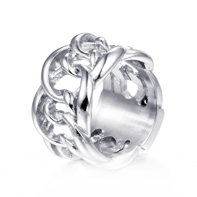 Кольцо с широкой цепочкой, кольцо Будды, кольцо из нержавеющей стали, кольцо Будды, панк, байкер, ювелирные изделия - Цвет основного камня: 110