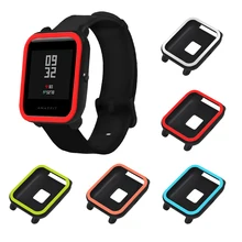Для Amazfit Bip силиконовый Полный чехол оболочка рамка Бампер для Xiaomi Huami Amazfit Bip бит Молодежные часы