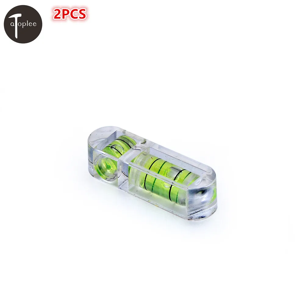 

2PCS Mini T-type Bubble Spirit Level Acrylic Measuring Level DIY Adjustment Bubble Degree Leveling Measuring Instruments