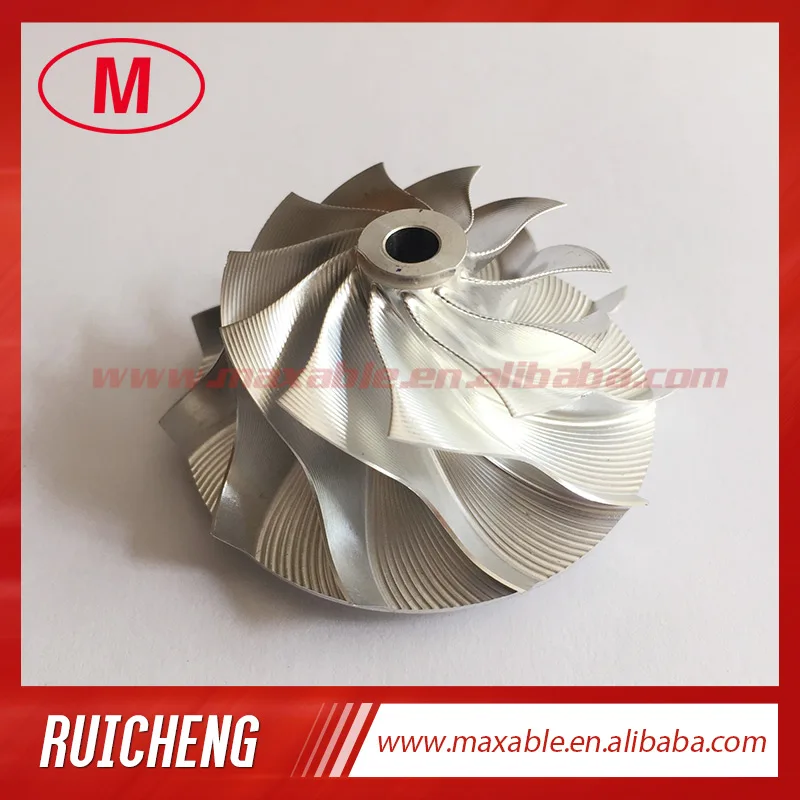 

GT15-25 11+0 blades 38.62/52.00mm performance point milling Turbo Billet/milling/aluminum 2618 compressor wheel