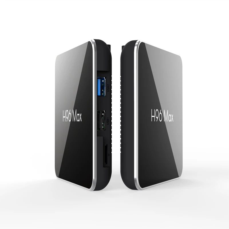 Android 8 1 H96 max x2 Amlogic S905X2 Smart tv Box LPDDR4 4 Гб 64 H.265 4K 1080p USB3.0 MAX Google Голосовое управление android