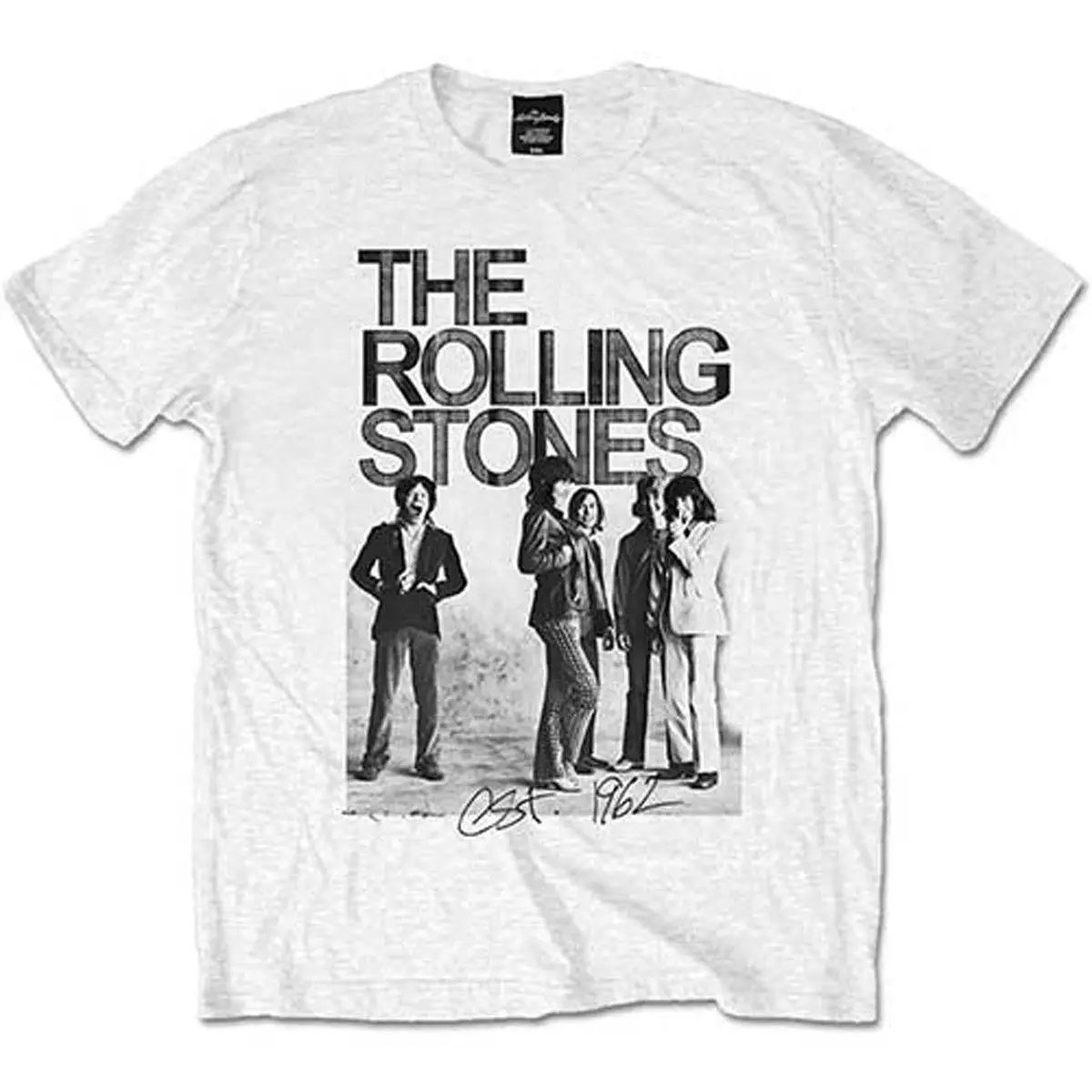 

The Rolling Stones 1962 Band Mick Jagger Rock offiziell T-Shirt Herren 2019 New Fashion Men'S T-Shirts Short Sleeve