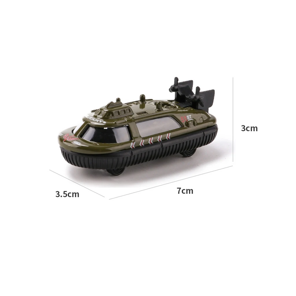 3pcs Jeep Car Police Car Submarine Military Model Toy Soldier Army Men Accessories