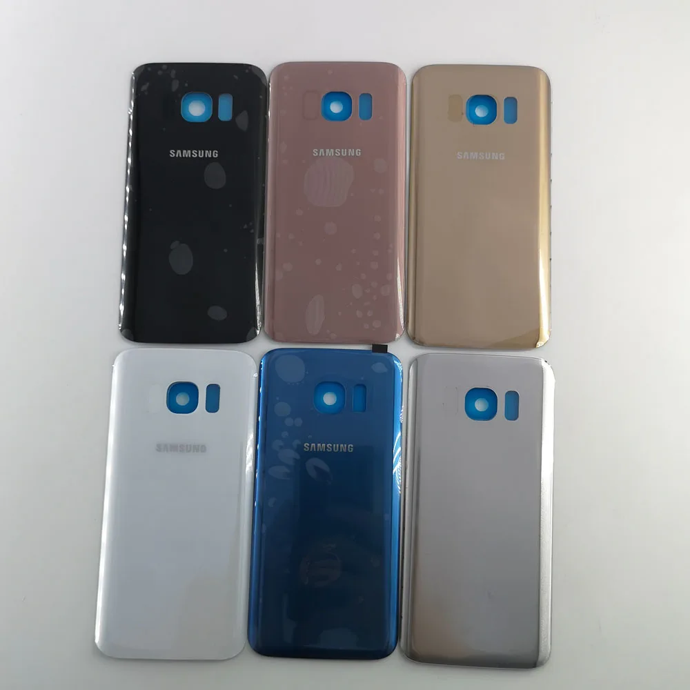 Задняя крышка батарейного отсека для SAMSUNG Galaxy S7 G930F G9300 Замена 3D стеклянного