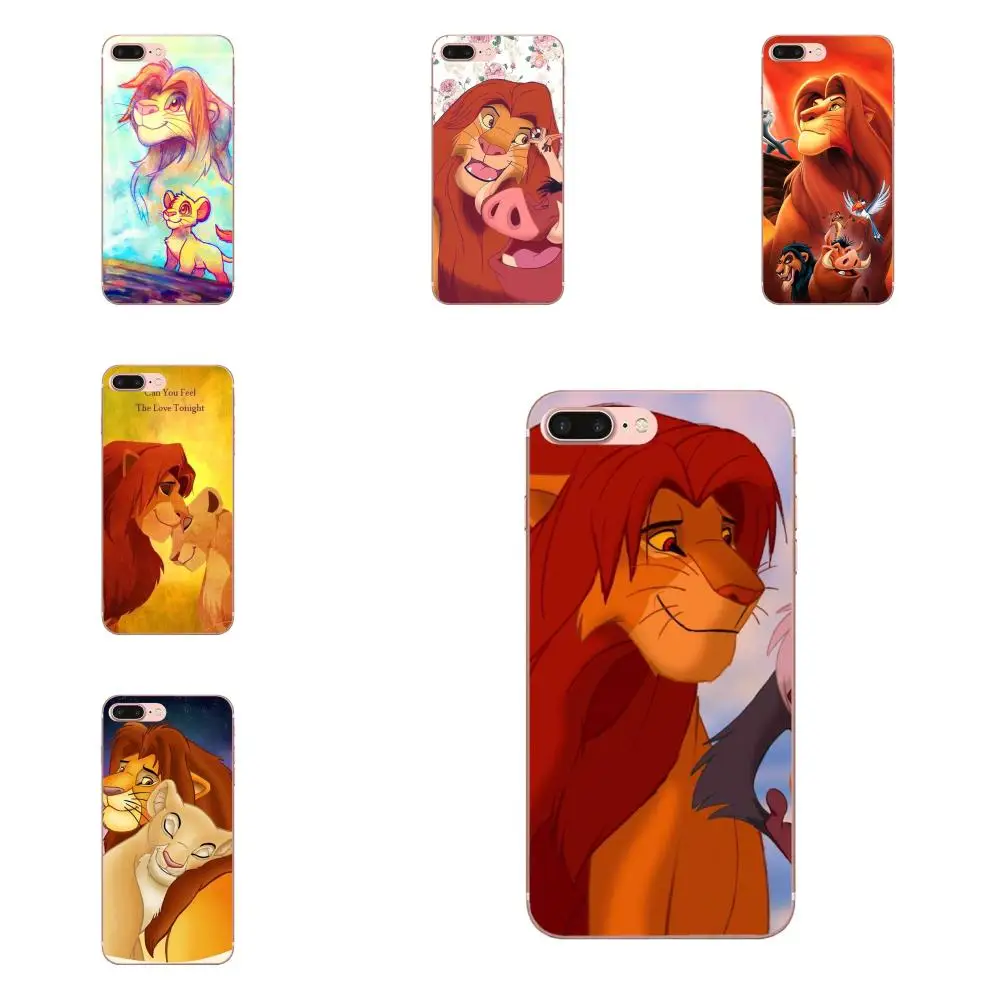 Для Apple iPhone 4 4S 5 5C 5S SE 6 6S 7 8 Plus X XS Max XR TPU чехол с принтом Simba Nala|Бамперы| |