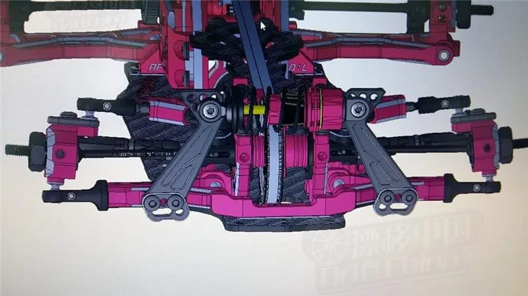 RC автомобильный комплект 3 RACING CS D4 4WD Drift Frame Pro Pack с бесплатной батареей