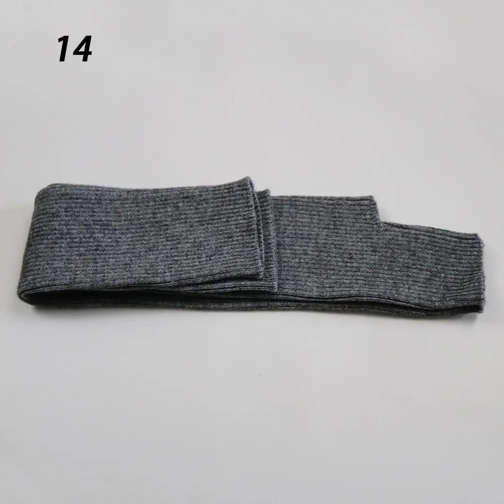 14-Dark Grey Sparsil женские осенние кашемировые перчатки длинные мягкие вязаные варежки теплые зимние однотонные Женские варежки Mujer Длина до локтя 40 см перчатки - Цвет: 14-Dark Grey