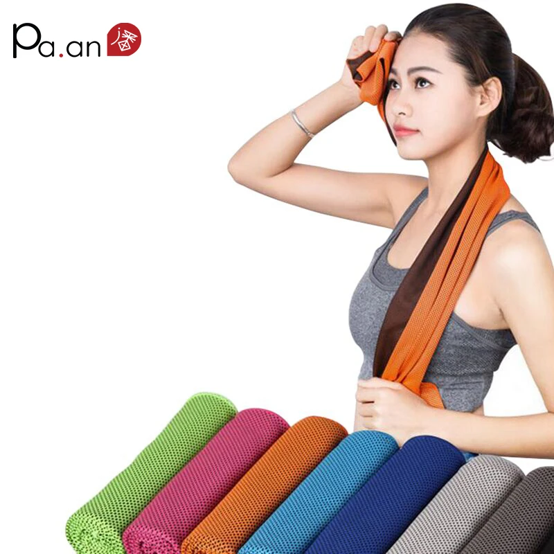 2 Piece Summer Cooling Sports Towel Microfiber Fabric