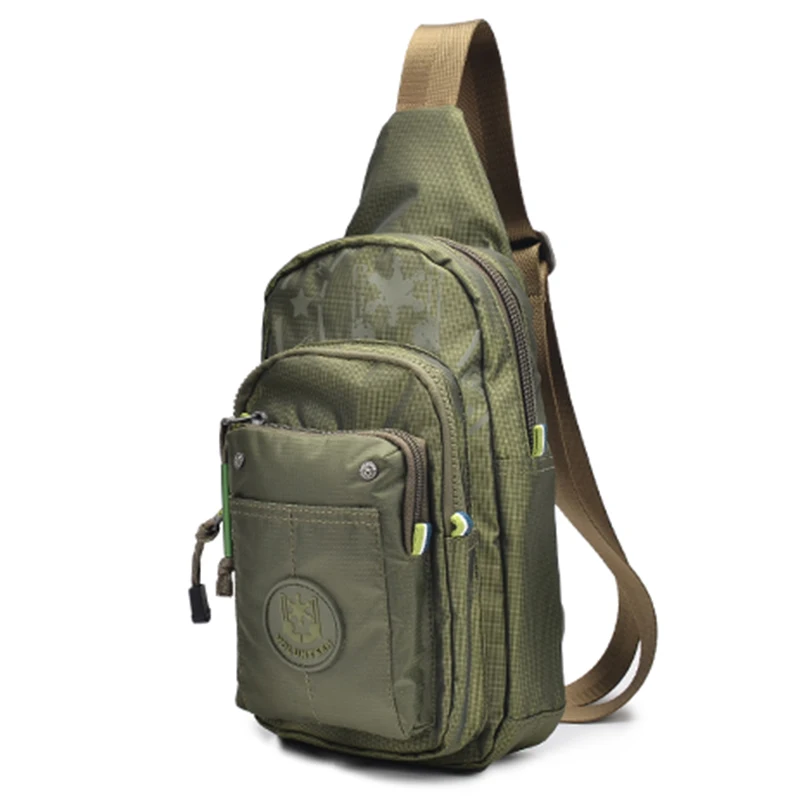 Для мужчин грудь Back Pack Слинг Рюкзак Военная Униформа Путешествия плеча