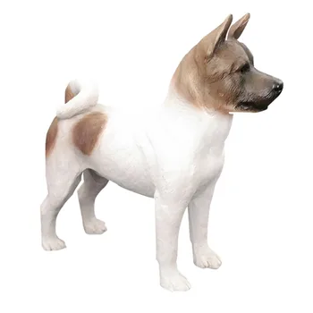 

Japanese Akita Resin Crafts Resin Dog Figurine For Home Decoration
