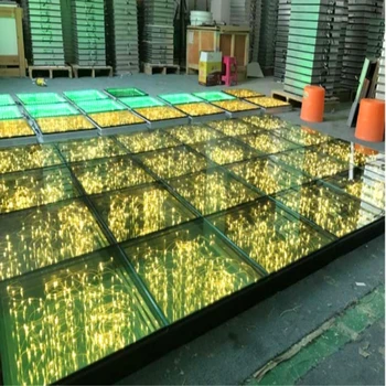 

Waterproof 3D Starry Dance Floor for stage dj night club