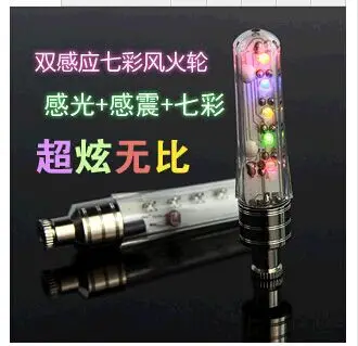 Bicycle Hot Wheels / valve inside lights 32 variable dual sense photo of shock 5LED | Спорт и развлечения