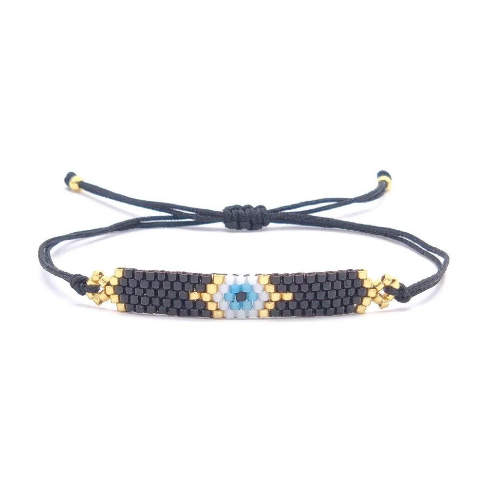 Shinus 5 шт./партия Pulseras Mujer Evil Eye Bileklik MIYUKI браслет для женщин Boho шикарные летние ювелирные изделия Новая коллекция beadtwitching