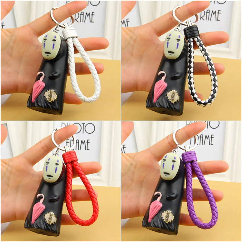 

Koteta Studio Ghibli No Face Man Model PVC Action Figure Miyazaki Hayao Anime Keychain 8cm Decoration Doll Kids Toys Christmas
