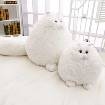 

Dorimytrader New Cute cat 20'' 50cm Super Lovely Plush Funny Soft Stuffed Giant Animal Persian Cat Toy Girls Gift White Cat Doll