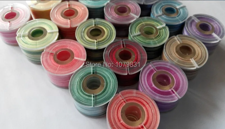 Хлопок вариации нитки поперечной прошивки нитки для ручного шитья 20 цветов x 100 м/шт