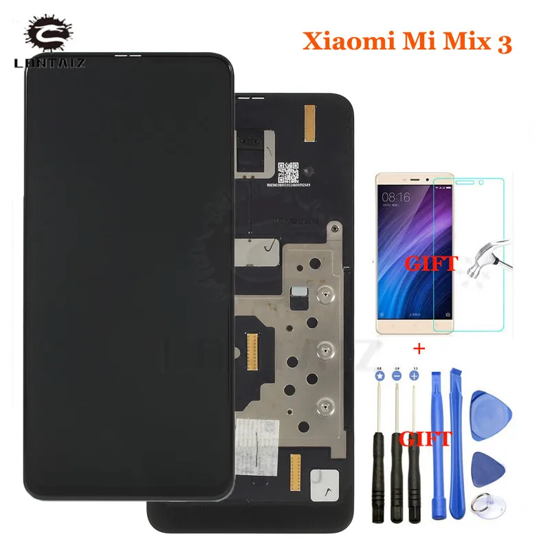 

6.39"Amoled For Xiaomi Mi Mix 3 LCD Display Touch Screen Digitizer Assembly With Frame Mix3 LCD Replacement Part xiaomi mix3 lcd