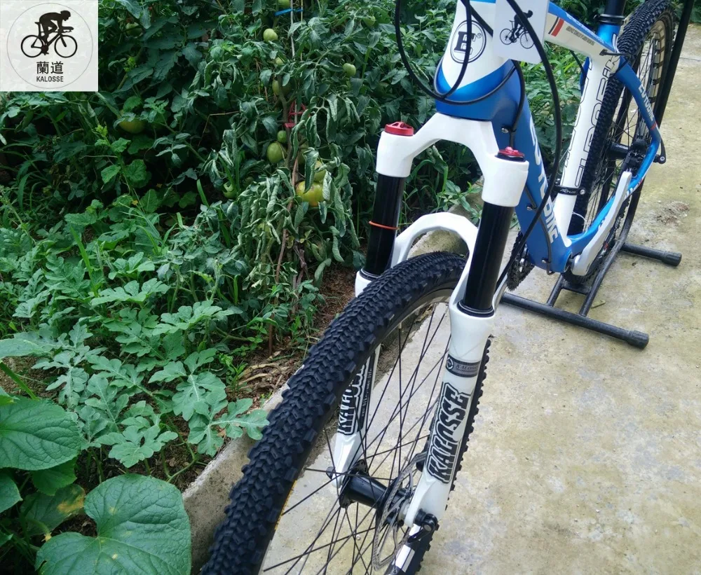Top Kalosse  26*17 inch   Air fork Hydraulic brakes 24/27/30 speed carbon fiber  mountain bicycle 27.5er carbon  bike 11