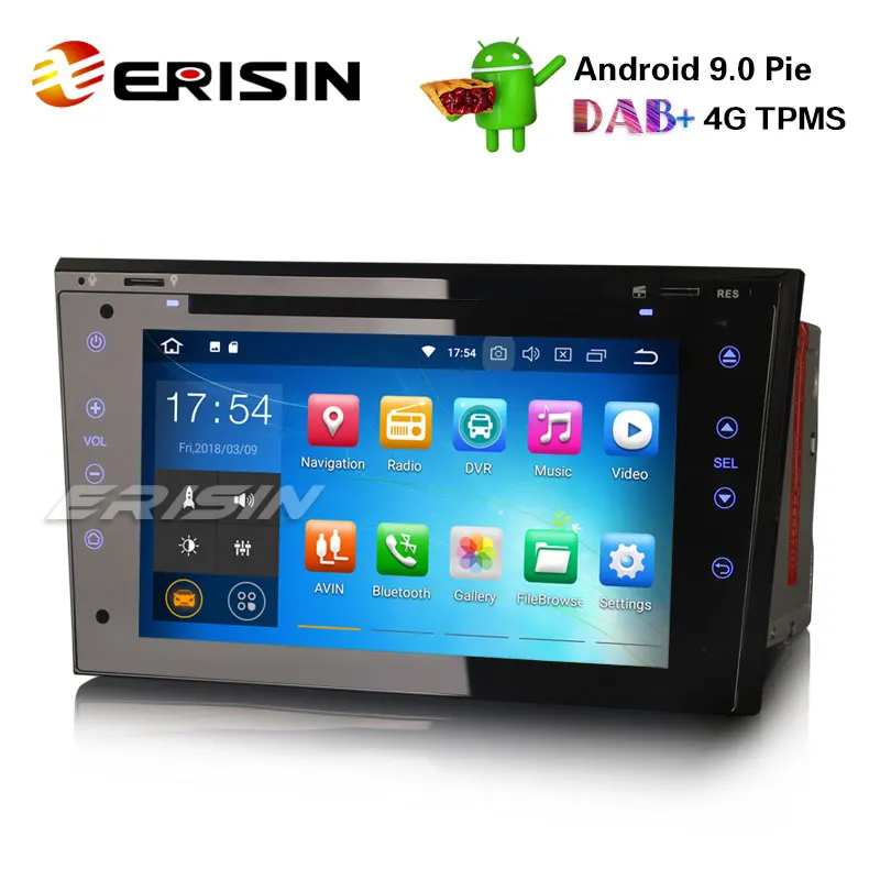 Perfect Erisin ES4873P 7" Android 9.0 DAB+ GPS Car Stereo for Vauxhall Opel Vivaro Astra Corsa D Zafira SatNav 2