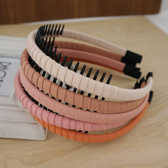 

Sale Women Hairband Multicolor Headband With Teeth Practical Cloth Hairbands Girls Hair Accessories Headwear