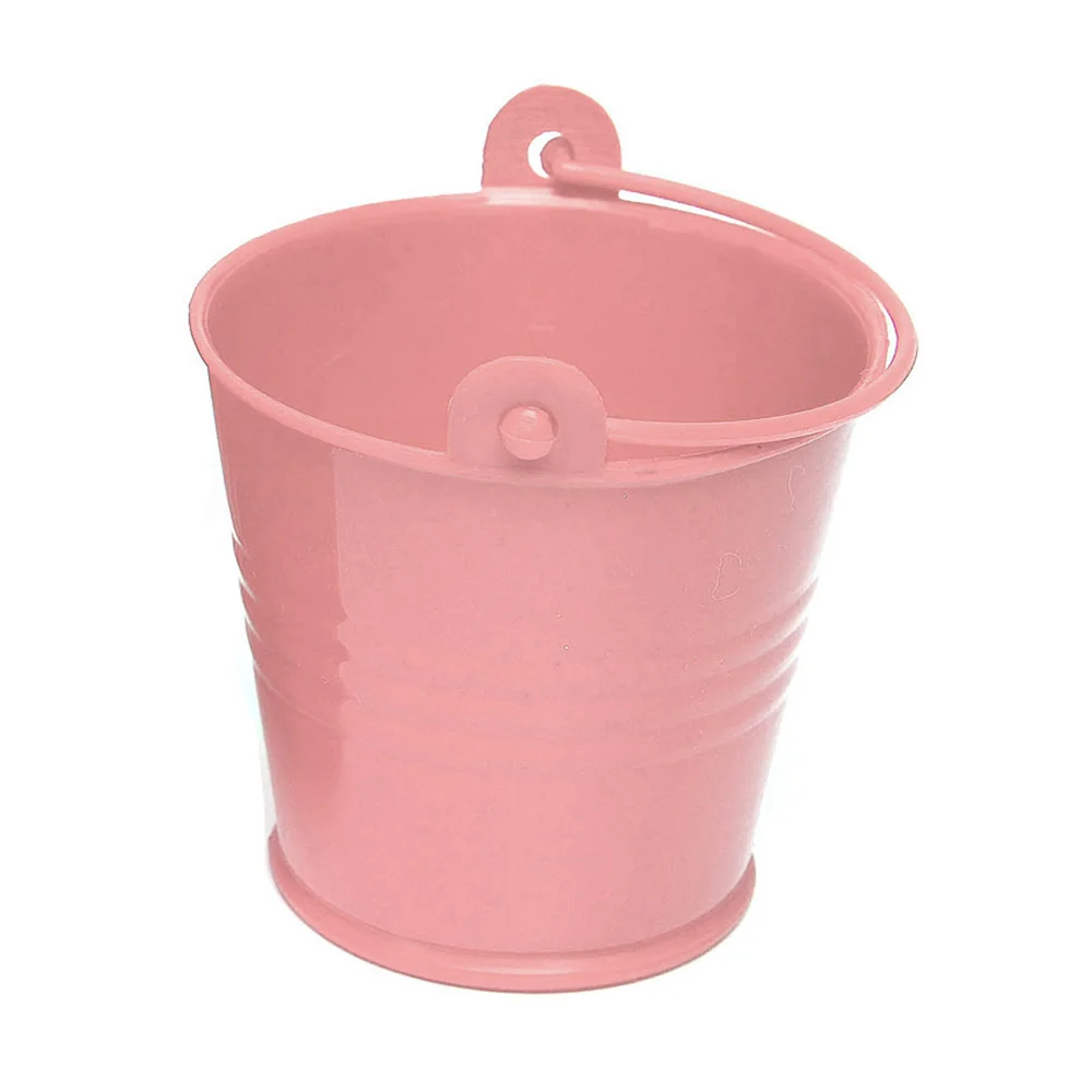 

10pcs Candy Color Mini Metal Pails Bucket Wedding Favours Birthday Party Decor
