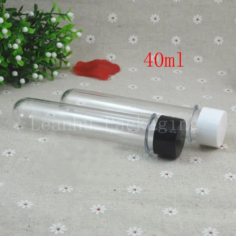 40ML Clear Plastic Reagent Bottle,Chemical Experiment Auxiliary Tool