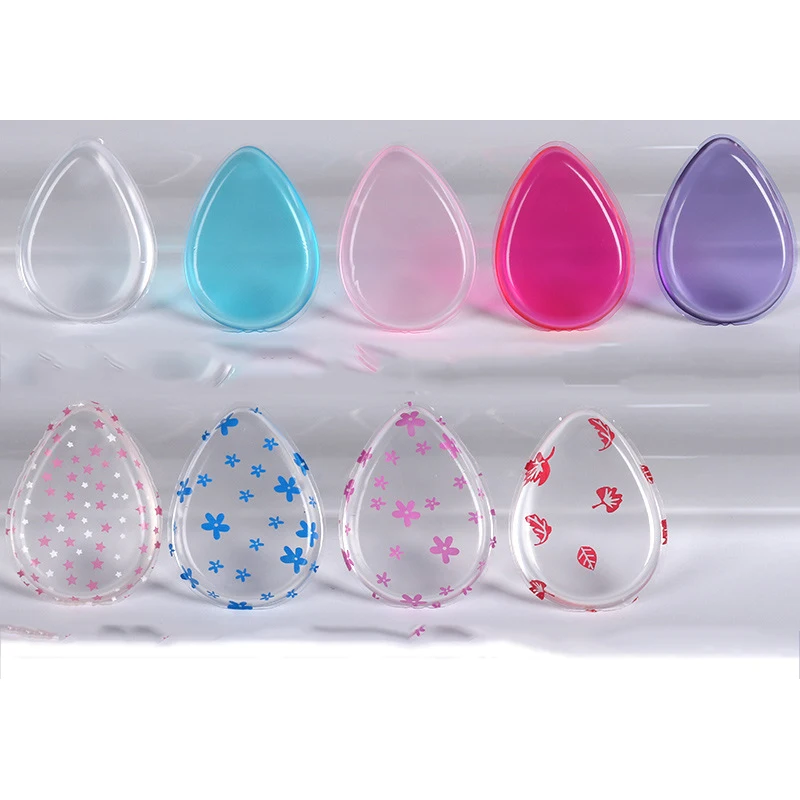 Murah Hot 10 Pcs Silikon Makeup Kosmetik Puff Silispong Bedak Cair Foundation Krim Kecantikan Wanita Blender Alat