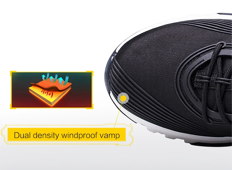 Onemix новые мужские кроссовки Классические черные спортивные кроссовки 1 обувь 3 ношение Креативный дизайн высокие увеличивающие рост спортивные кроссовки