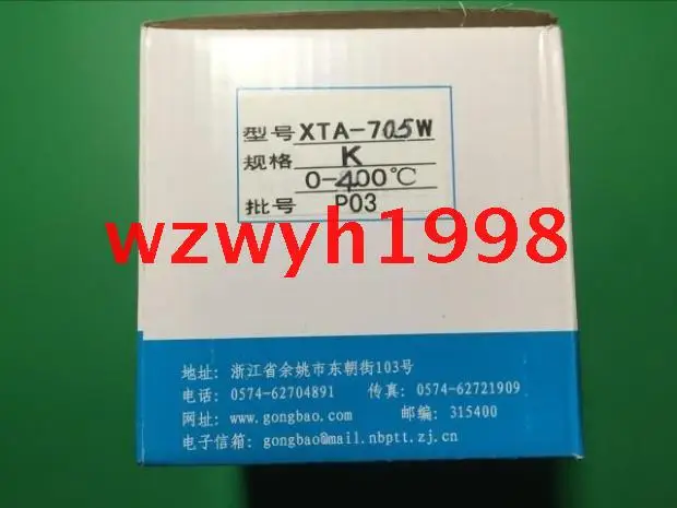 

XMT-705W / XMT-7000 Thermostat / Intelligent Temperature Controller