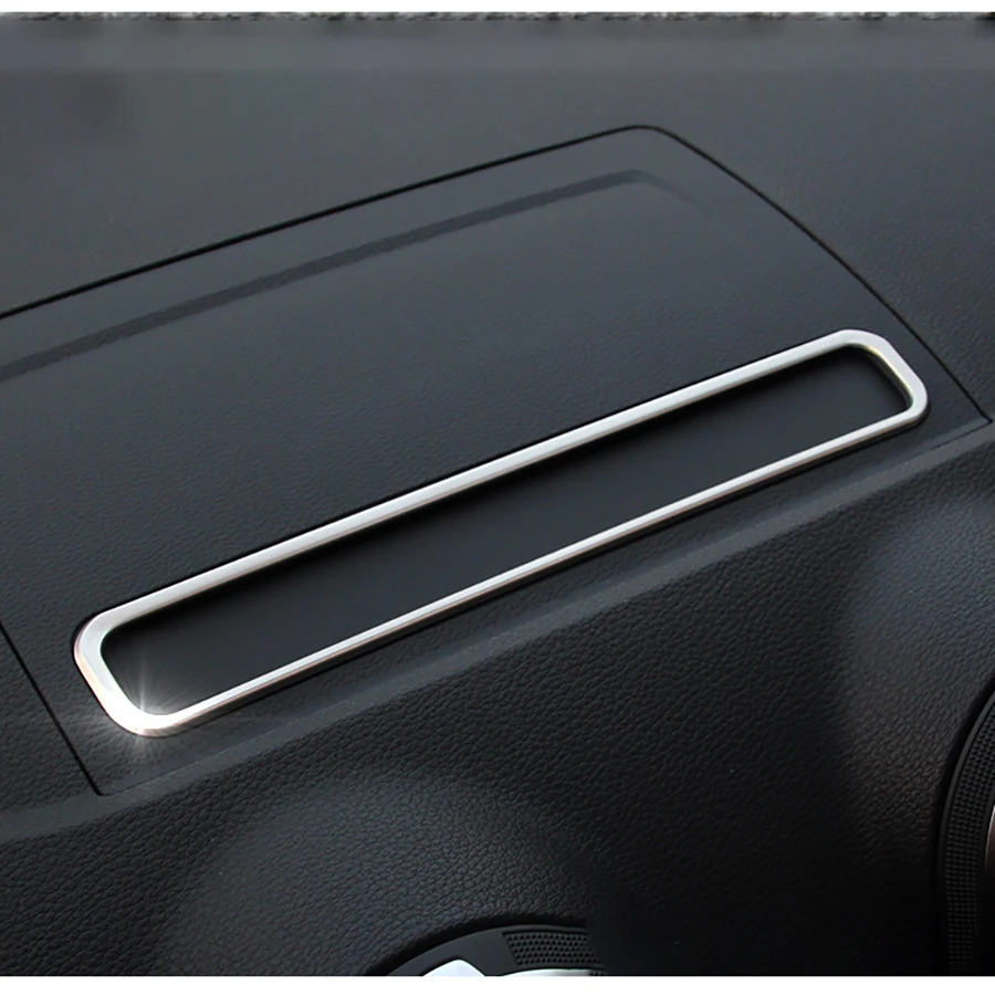 

Car Styling Chrome Navigation GPS Dashboard Console Frame Trim for Audi A3 8V 2014 2015 2016