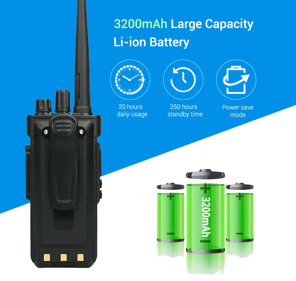 2 шт RETEVIS RT29 Walkie Talkie 10 W UHF (или УКВ) IP67 Водонепроницаемый VOX CTCSS/DCS удобно двухстороннее радио ФИО Comunicador трансивер