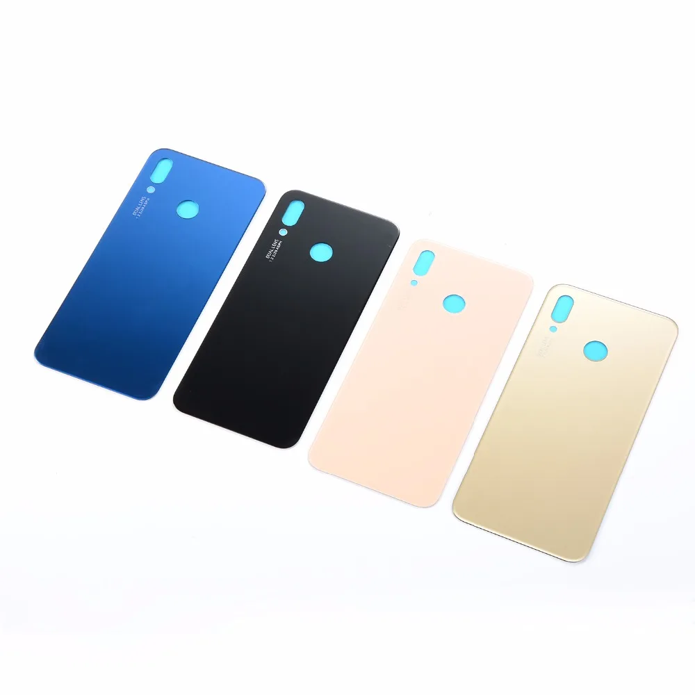 Для Huawei P20 Lite Nova 3e задняя дверь Задняя стеклянная крышка батарейного отсека +