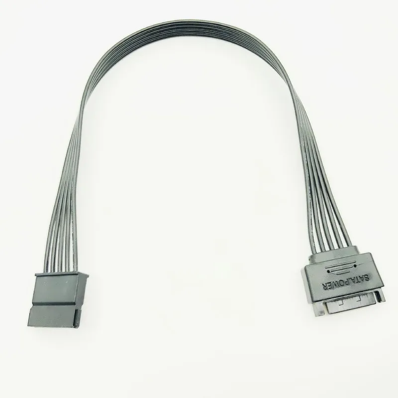 YACSEJAO Cavo di prolunga SATA Power, 15 pin, SATA 1 maschio a 5 prese, per HDD, SSD, unità ottiche (1,6 FT/50 cm YACSEJAO Cavo di prolunga SATA Power, 15 pin, SATA 1 maschio a 5 prese, per HDD, SSD, unità ottiche (1,6 FT/50 cm