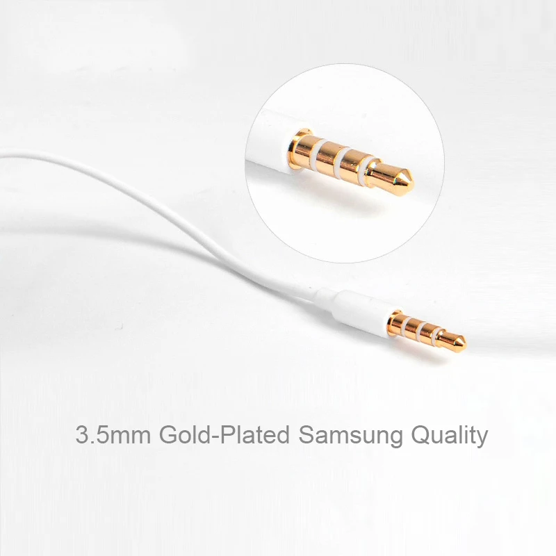3,5 мм наушники samsung EHS64 гарнитуры со встроенным микрофоном в уши проводные наушники для смартфонов с бесплатным подарком