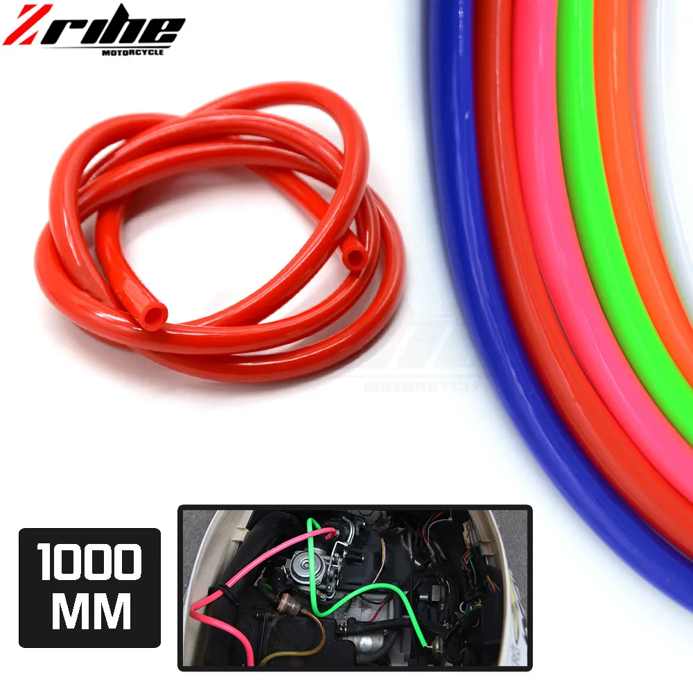 FOR 1M Motorcycle Fuel Hose Oil Tube Pipeline Rubber Line Universal for Motocross Dirt Bike ATV Racing Sport Bike Off Road